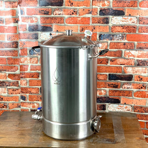 55L Pot, Boiler, Tank, Fermenter with bell lid  Distillation, Rectification, Sanitary Steel 304